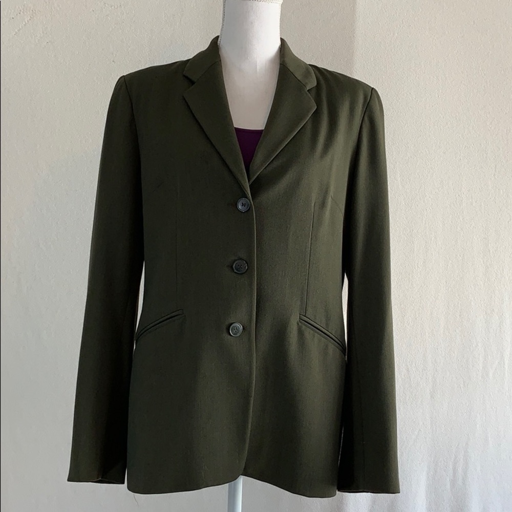 Rich Earthy Green Thalian Jacket Size 12.